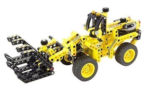 Teknotoys 85000053 - Active Bricks 2in1 Holzlader und Dünenbuggy