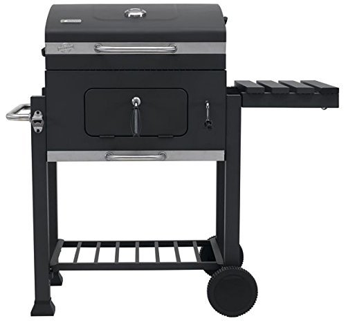 Tepro Toronto Holzkohlegrill Click, anthrazit/edelstahl, 115 x 67 x 107 cm, Modell 2018