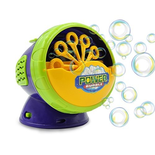Termichy Seifenblasen-Maschine, Tragbare Seifenblasenmaschine Kinder, Bubble machine für Geburtstag