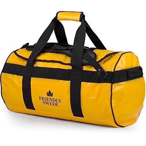 The Friendly Swede Wasserfeste Reisetasche - Duffle Bag Rucksack 30L / 60L / 90L - Seesack, Sporttas