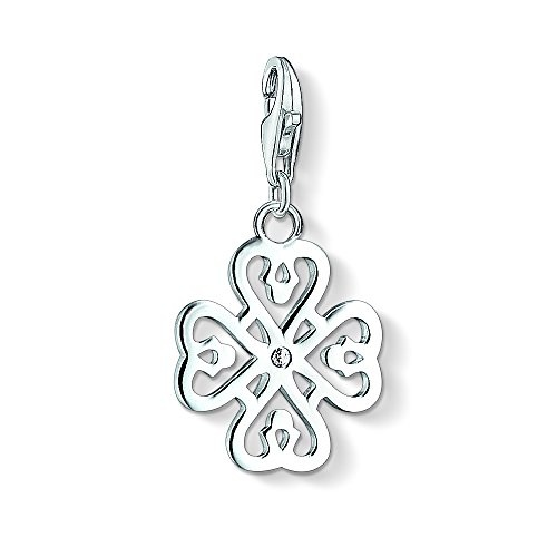 Thomas Sabo Damen-Charm-Anhänger Kleeblatt