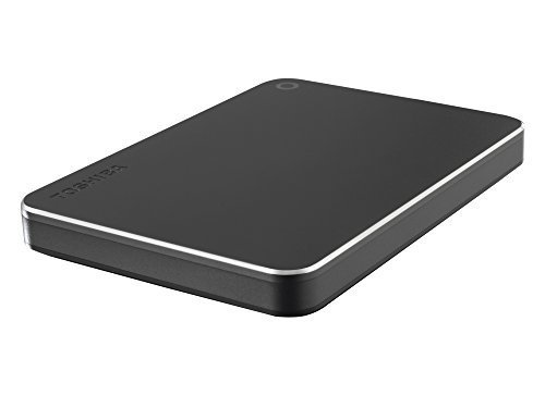 Toshiba Canvio 2TB Premium Externe Festplatte (6,4 cm (2,5 Zoll), USB 3.0) Dunkelgrau