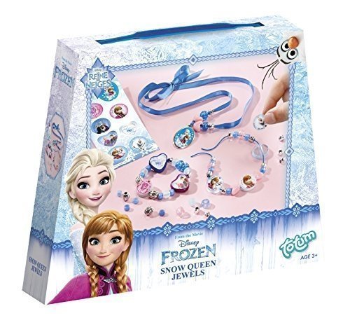 Totum Disney Frozen Die Eiskönigin Bastel-Set Armbänder für Mädchen (Kreativ-Set mit Amulett, ve