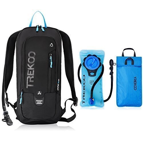 TREKOO Rucksack mit 2L Trinkblase