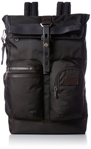 Tumi Alpha Bravo Luke Rucksack mit Gerolltem Überschlag, Schwarz