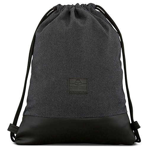 Turnbeutel Hipster JOHNNY URBAN "Luke" Canvas Gymsack Gym Bag Beutel Sportbeutel Rucksack für Damen