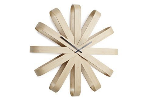 Umbra 118071-390 Ribbon Wanduhr, natur