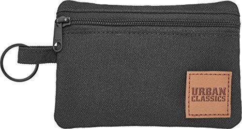 Urban Classics Mini Wallet With Keyring Münzbörse, 12 cm, Black