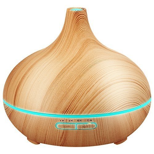 VicTsing 300ml Aroma Diffuser Luftbefeuchter Ultraschall LED Humidifier Aromatherapie Öle Diffusor 