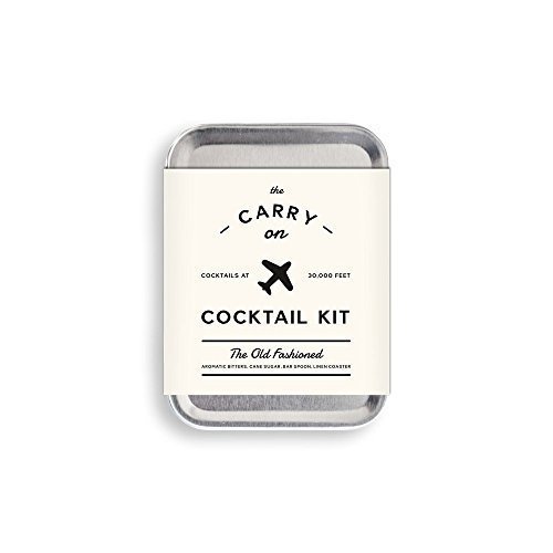 W & P Design Carry On Cocktail Kit für Old Fashioned Inflight Cocktails