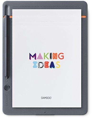 Wacom Bamboo Slate Smartpad A5 / Kleines Notepad mit Digitalisierungs-Funktion inkl. Eingabestift