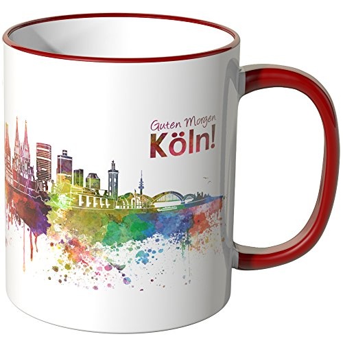 Tasse Guten Morgen Köln mit Skyline