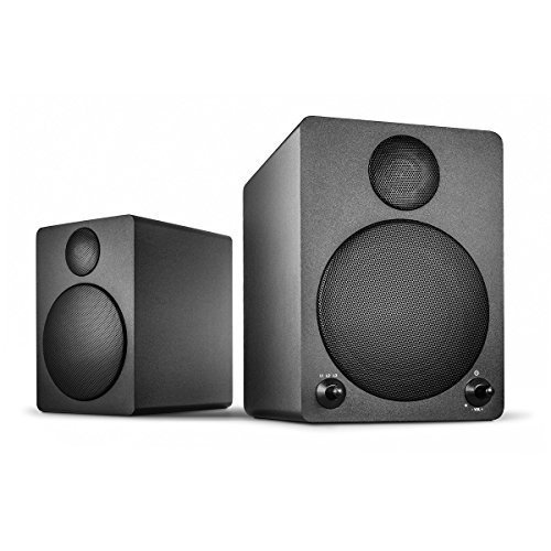 Wavemaster Cube black Regal-Lautsprecher-System (50 Watt) mit Bluetooth-Streaming Aktiv-Boxen Nutzun