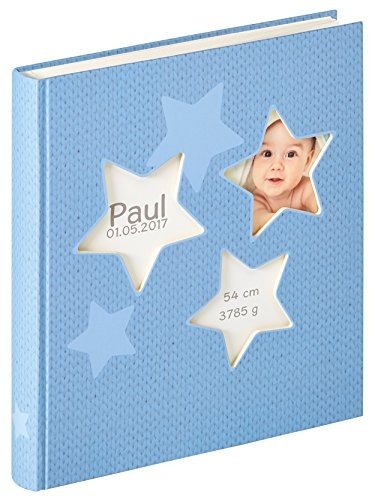 walther design Babyalbum Estrella, blau, 28x30,5 cm