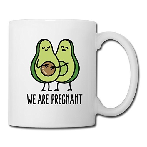 We Are Pregnant Schwangere Avocado Tasse