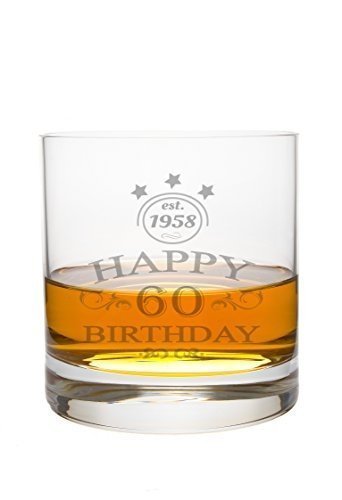 Whiskeyglas Leonardo mit "60 Jahre" Gravur