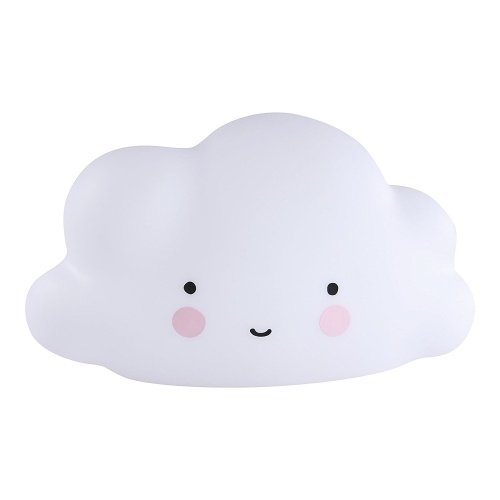 WINOMO Kinderzimmer Lampe Wolke Gesicht Nacht Licht Weiß Mini Wolke Lampe Spielzeug für Kinder Sch