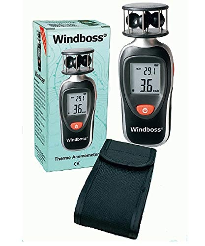 Windboss® Windmesser mit Thermometer