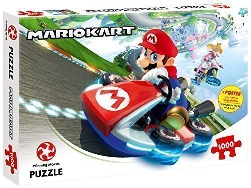 Winning Moves 11118 - Puzzle Mario Kart - Funracer, 1000 Stück