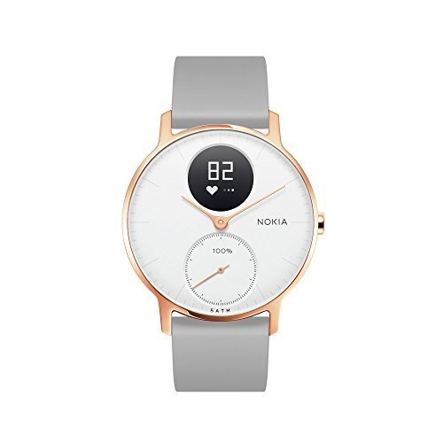 Withings / Nokia Steel HR Rose Gold Hybrid Smartwatch - Armbanduhr mit Aktivitäts & Herzfrequenzfun