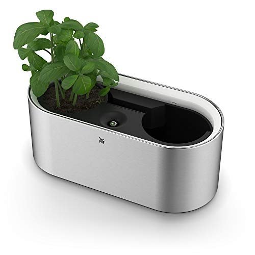 WMF Ambient Kräuter@home elektrich Kräutergarten (für 2 Blumentöpfe, Kräutertopf mit Selbstbew