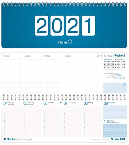 Wochen-Tischkalender 2021