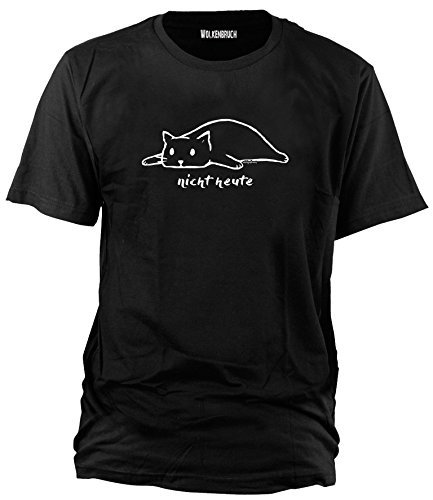 Wolkenbruch® T-Shirt Nicht Heute Katze