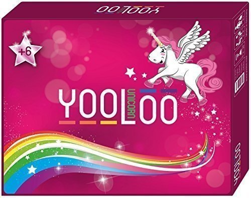 YOOLOO Unicorn - Das coole Kartenspiel für Kinder, Eltern und Einhorn Freunde (2 bis 8 Personen, 2 