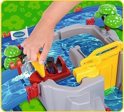 Aquaplay Wasserbahn Set "Bergsee", 42-teilig