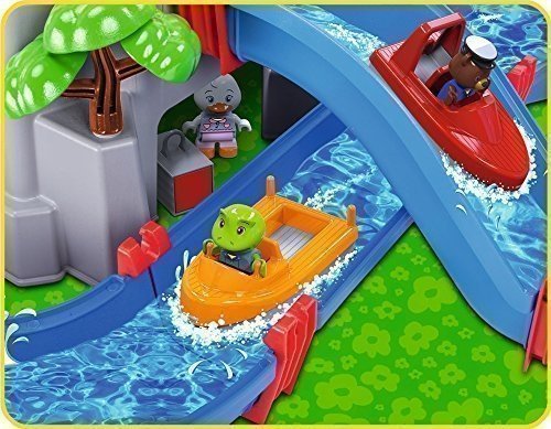 Aquaplay Wasserbahn Set "Bergsee", 42-teilig