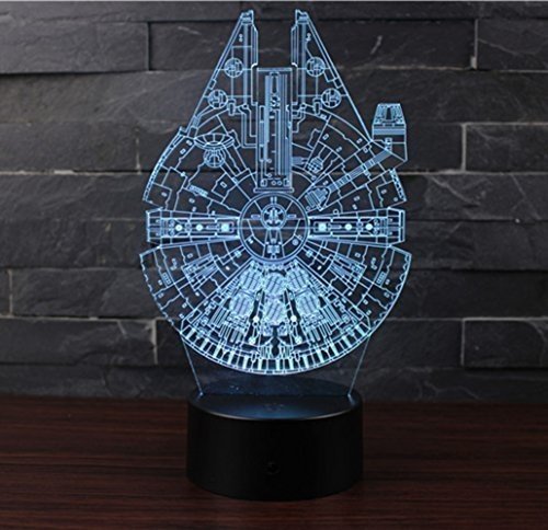 3D Optische Illusions-Lampen Star Wars