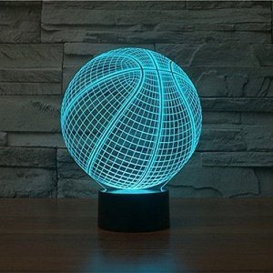 3D Tisch Nachttischlampen,KINGCOO 3D Optische Visualisierung LED Licht USB Schreibtischlampen Stimmu