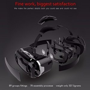 3D VR Headset, ELEGIANT Universal 3D VR Box Brille Einstellbar virtuelle Realität Brille Video Movi