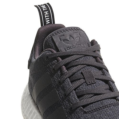 adidas Originals Herren NMD_R2 Sneaker, Schwarz (Utility Black/Utility Black), 43 1/3 EU