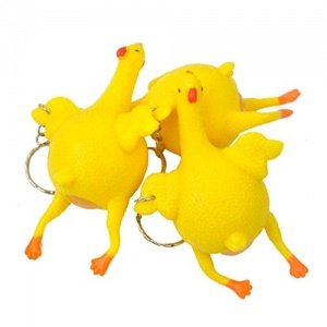 Ailiebhaus 6-er Squeeze Huhn Ei Verlegung Spielzeug Stress Relief Vent Tricky Geschenk (6pcs)