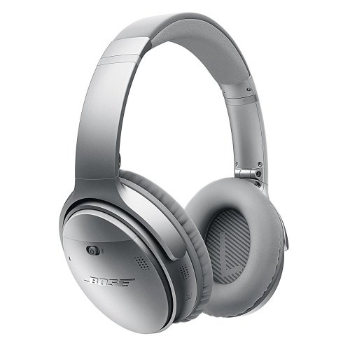 Bose QuietComfort 35 kabellose Kopfhörer silber 