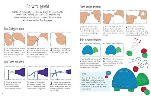 Alles drin! Schritt für Schritt Filztiere selber nähen