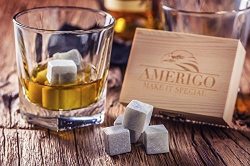 Amerigo Premium Whisky Steine Geschenkset