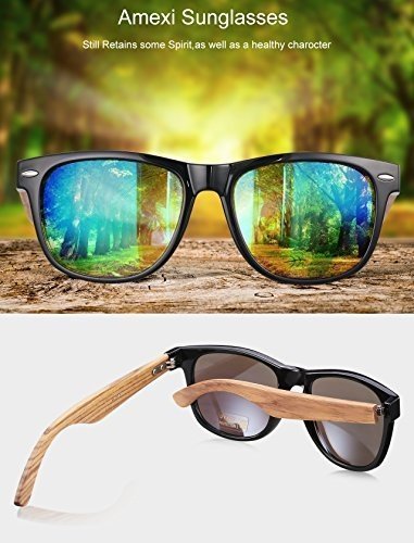 Amexi  Bambus-Sonnenbrille