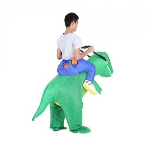 Anself Aufblasbares Kostüm Carry-me Huckepack Dinosaurier Cosplay für Fasching Erwachsene / Kinder