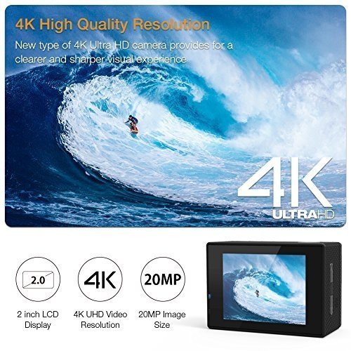 APEMAN Action Kamera WIFI sports cam 4K camera 20MP Ultra Full HD Unterwasserkamera Helmkamera wasse