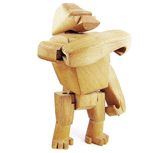 Areaware Hanno der Gorilla aus Holz geschnitzten Schmuckelement Spielzeug