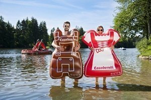 Aufblasbares Schwimmdirndl