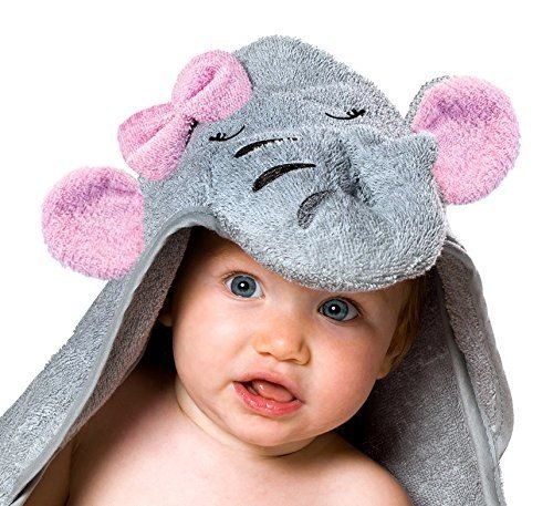 Baby Kapuzenhandtuch mit Elefant