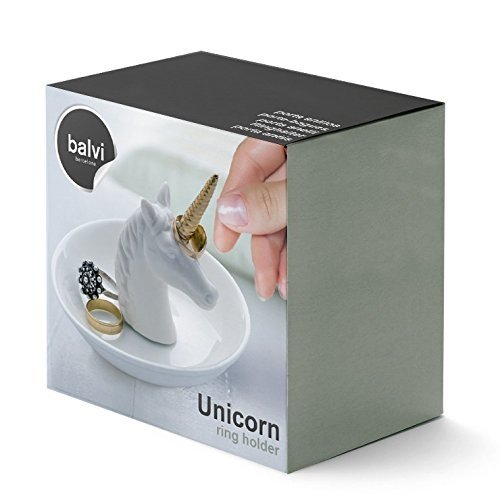 balvi Unicorn Ringhalter aus Keramik