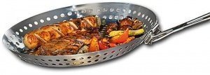 BBQ Edelstahl-Grillpfanne