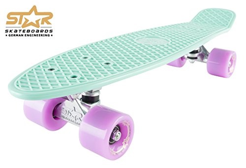 BIKESTAR Retro Cruiser Skateboard