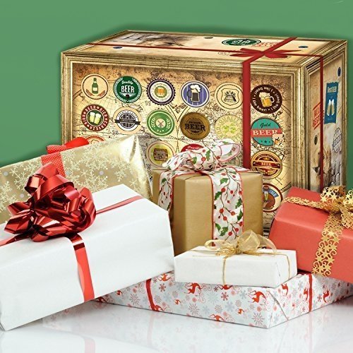 Bier-Adventskalender, 24 Biere aus aller Welt, inkl. Geschenkbox (24 x 0.33 l)