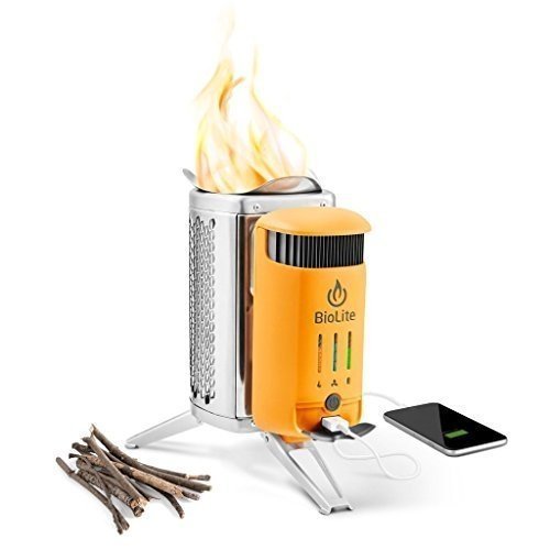 "BioLite" CampStove 2 USB Holz-Kocher mit LED Flexlight