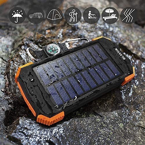 BLAVOR Wireless Power Bank Solar Ladegerät